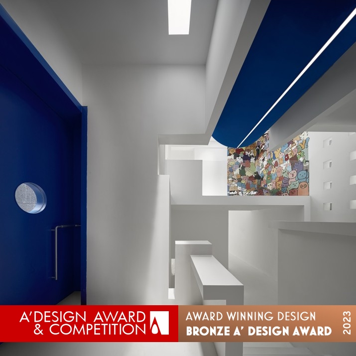 Ren Community Art Gallery by Wei Zhou Bronze Interior Space and Exhibition Design Award Winner 2023 