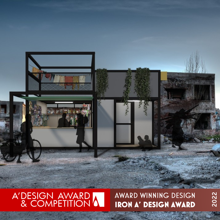 Doonya Shop and Home for Homeless by Jackie Lai Iron Social Design Award Winner 2022 