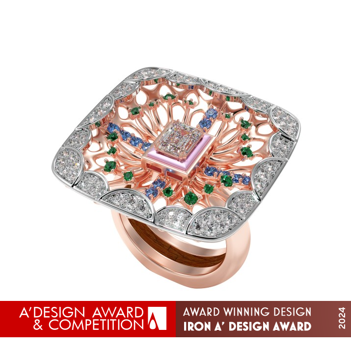 Hope Garden Ring by Mohamad Sadeq Habibzadeh Harris Iron Jewelry Design Award Winner 2024 