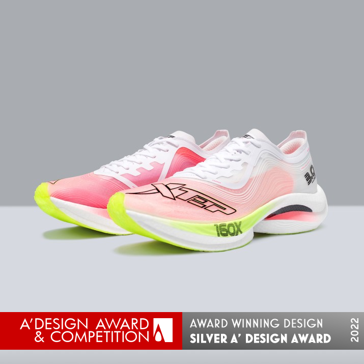 160X3.0 Sneaker by Xtep China Co., Ltd. Silver Sporting Goods, Fitness and Recreation Equipment Design Award Winner 2022 