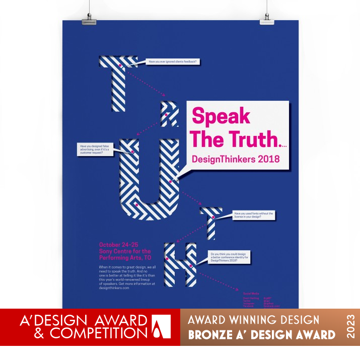 Designthinkers Conference Materials by Liying Wang Bronze Graphics, Illustration and Visual Communication Design Award Winner 2023 