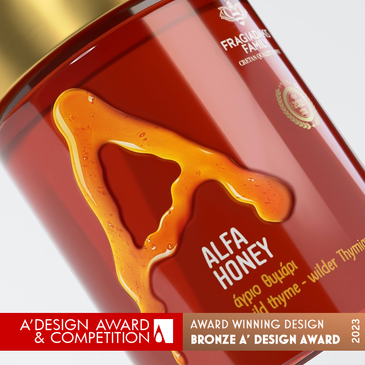 Alfa Honey Packaging by Antonia Skaraki Bronze Packaging Design Award Winner 2023 