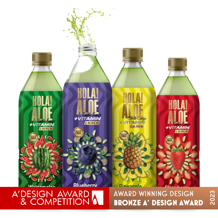 Hola Aloe Packaging by Antonia Skaraki Bronze Packaging Design Award Winner 2023 