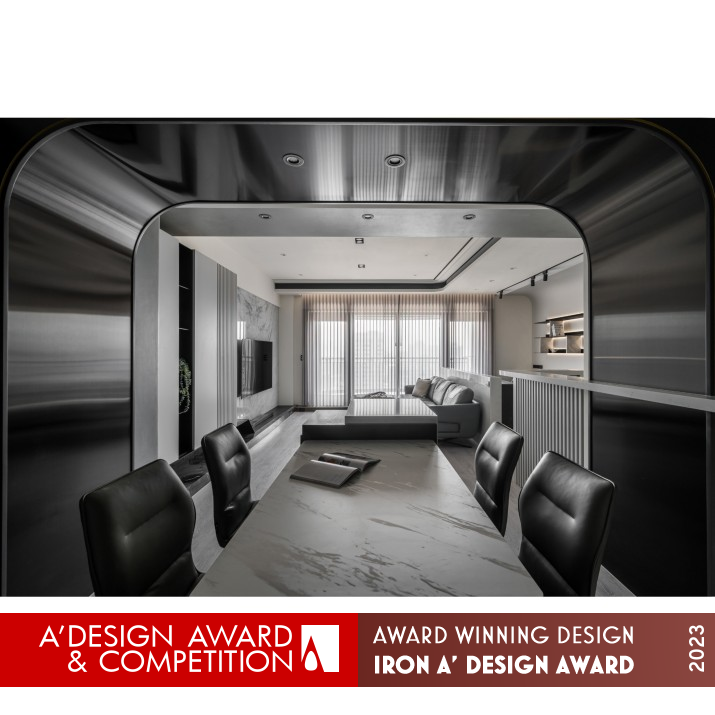 Calm Black Residence by Yuan Qi Lu Iron Interior Space and Exhibition Design Award Winner 2023 