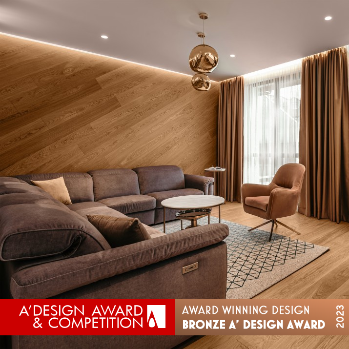 Breeze Suite Apartment by Elina Yaneva Bronze Interior Space and Exhibition Design Award Winner 2023 