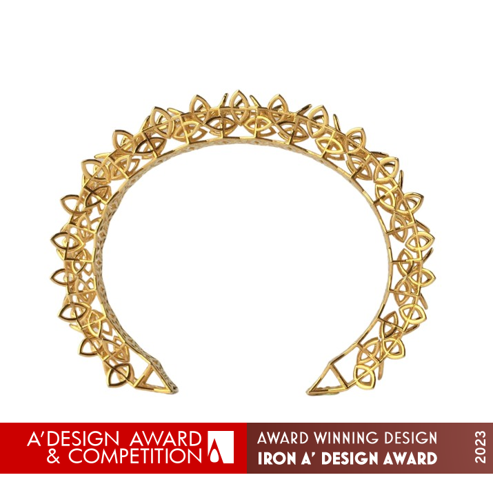 Taj Bracelet by Fatima Dahmani Iron Jewelry Design Award Winner 2023 