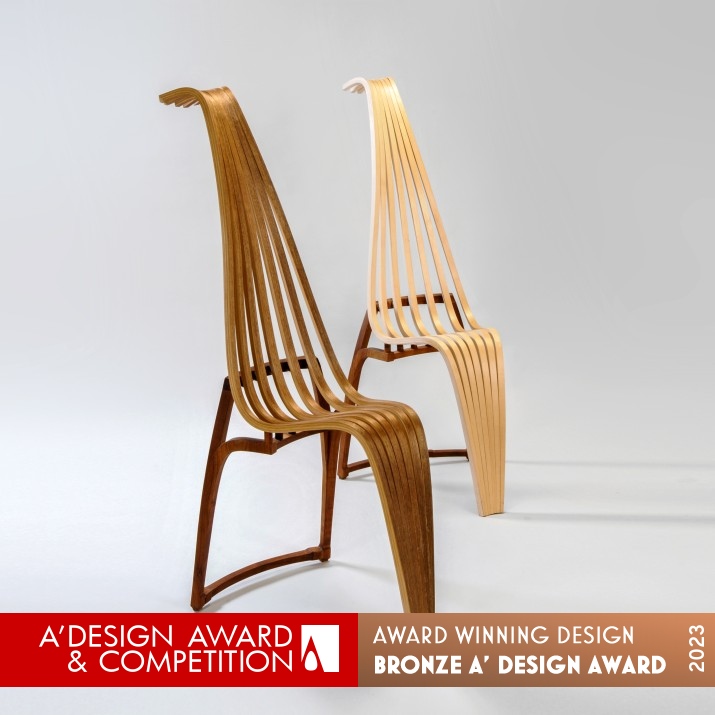 Erhu Chair by Han Mei Bronze Furniture Design Award Winner 2023 