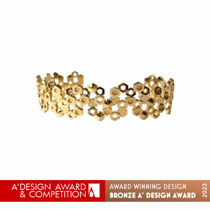 Vestiges Cuff by Fatima Dahmani Bronze Jewelry Design Award Winner 2023 