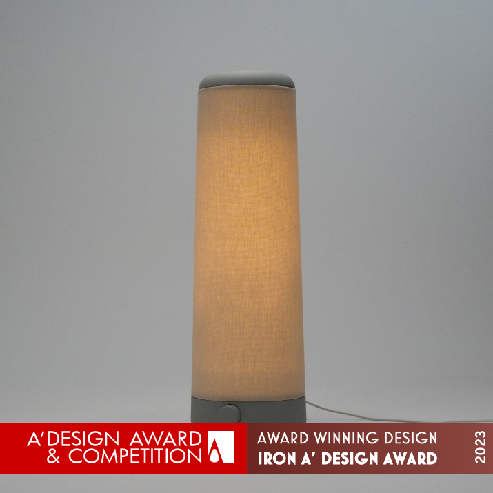 Nightside Table Lamp by Jess Gupta Iron Lighting Products and Fixtures Design Award Winner 2023 