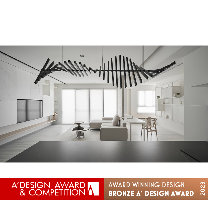 Lines Geometry Residential by Zong Ying Chen Bronze Interior Space and Exhibition Design Award Winner 2023 