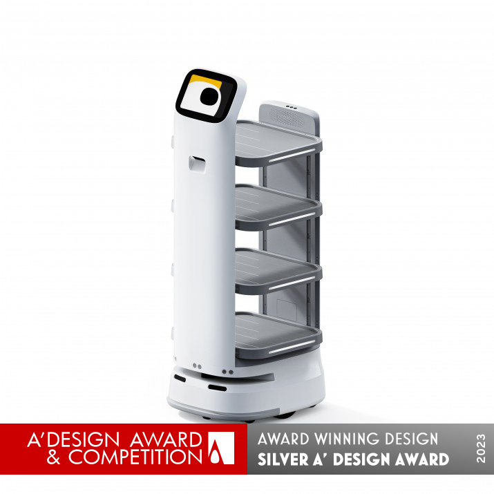 Deca Food Delivery Robot by Ciot Silver Robotics, Automaton and Automation Design Award Winner 2023 