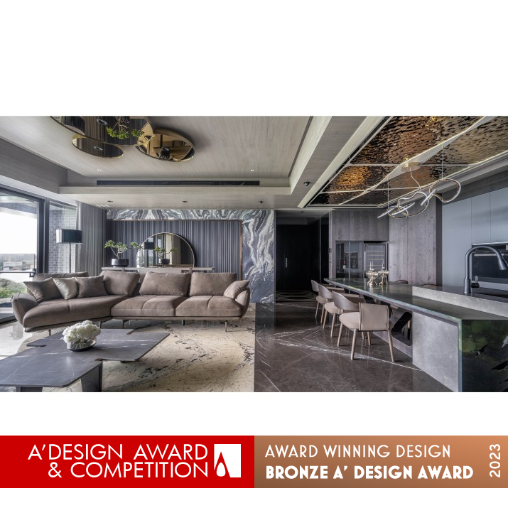 Mountain and Stream Residential by Wu Su Interior Design Bronze Interior Space and Exhibition Design Award Winner 2023 