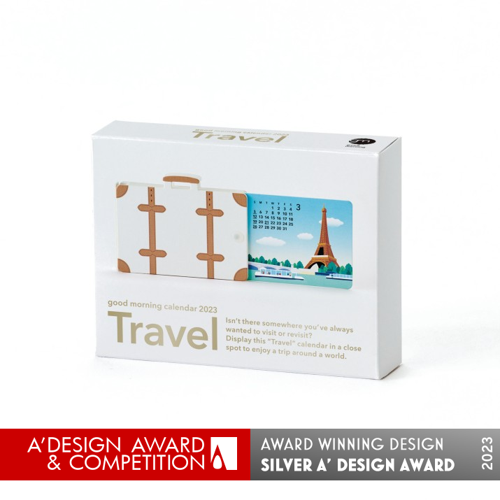 Travel Calendar by Katsumi Tamura Silver Graphics, Illustration and Visual Communication Design Award Winner 2023 