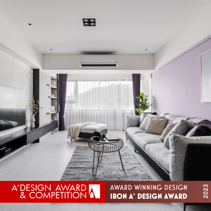 Elegant Living Residential by Wei Chen Sun Iron Interior Space and Exhibition Design Award Winner 2023 