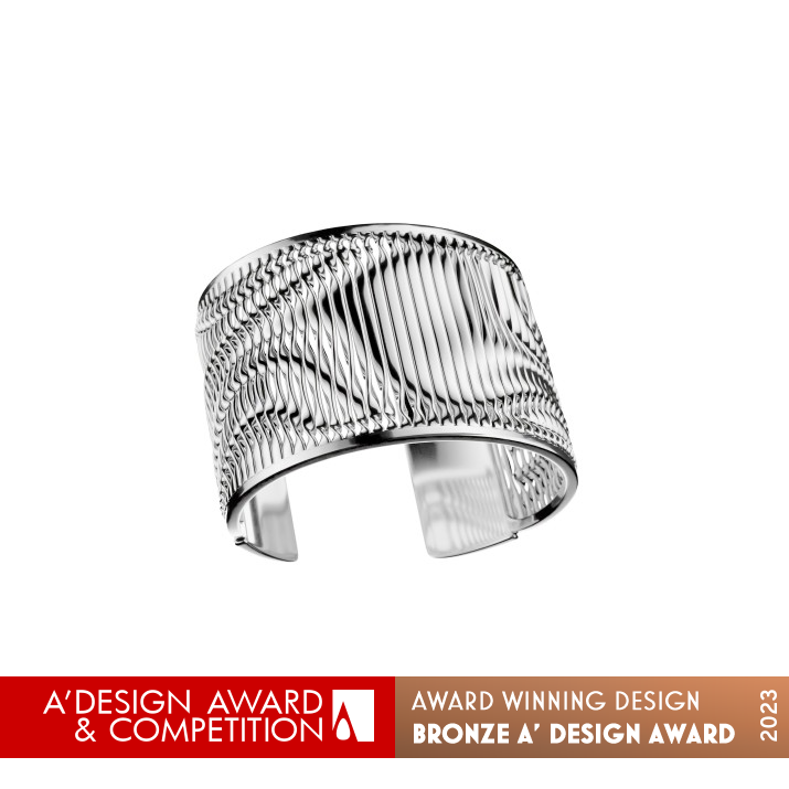 Wave Light Bracelet by Clement Molinier Bronze Jewelry Design Award Winner 2023 