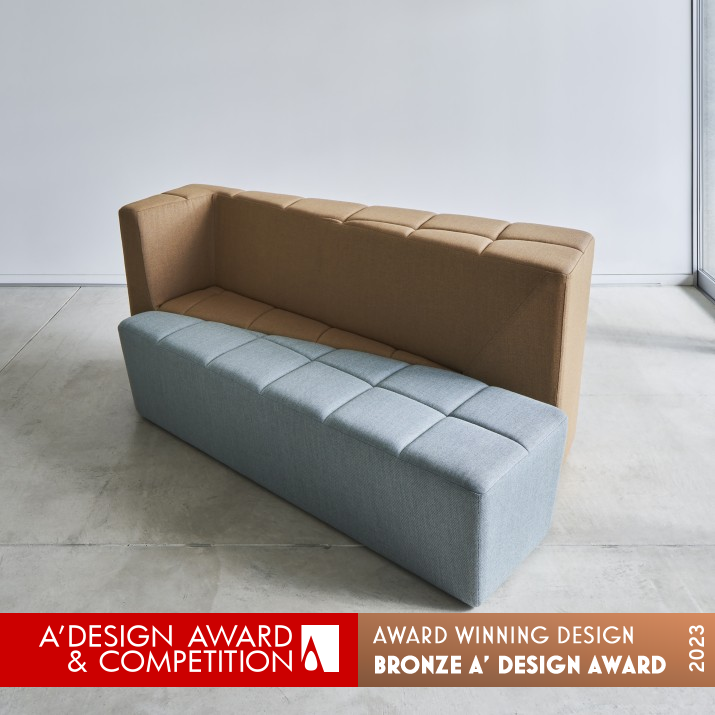 Overlap Sofa by Tomoki Doi Bronze Furniture Design Award Winner 2023 