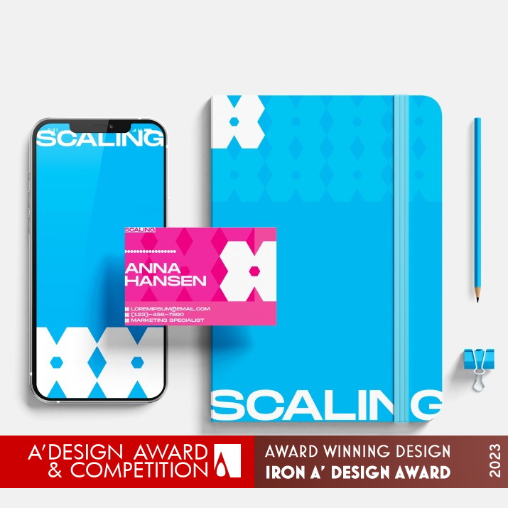 Scaling Inc Brand Identity  by Yanming Chen Iron Graphics, Illustration and Visual Communication Design Award Winner 2023 