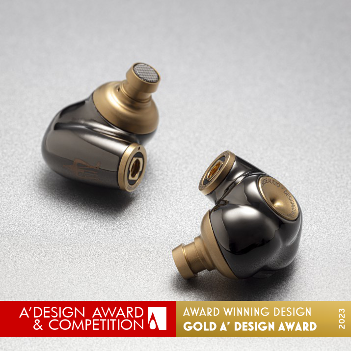 Advar Earphone by Meze Audio Golden Audio and Sound Equipment Design Award Winner 2023 