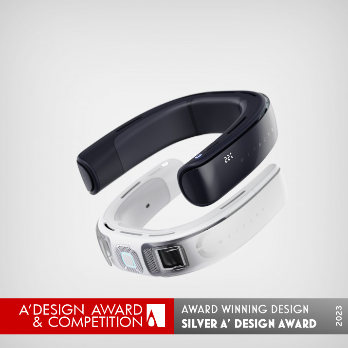 Metaura Pro Smark Wearable Air Condition by Rui Luo, Gang Liu and Mengxin Wang Silver Wearable Technologies Design Award Winner 2023 