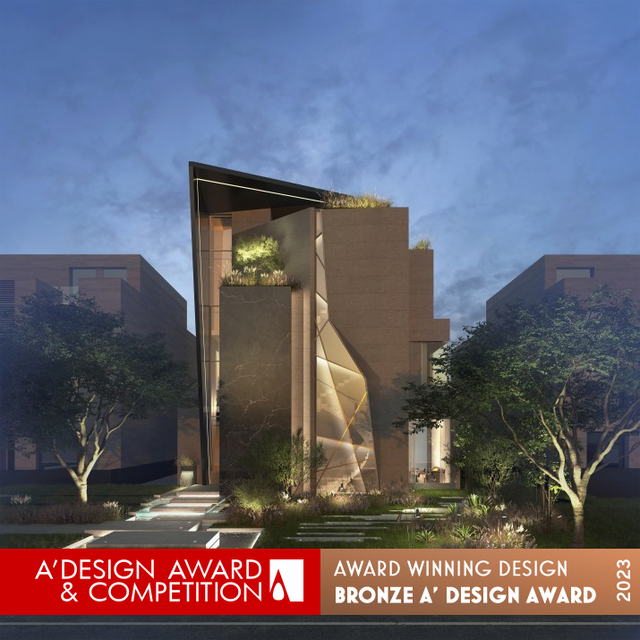 Urban Garden Residential Villa by Nour Saccal Bronze Architecture, Building and Structure Design Award Winner 2023 