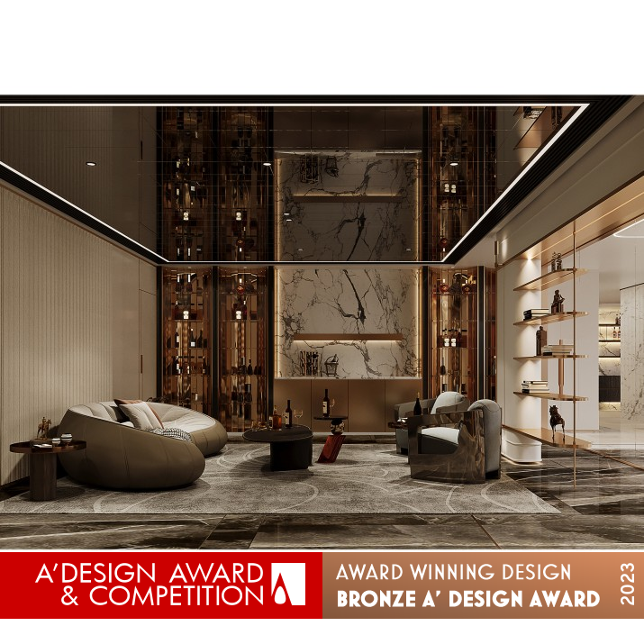 Vanke Red County Villa Private House by Xu Liu Bronze Interior Space and Exhibition Design Award Winner 2023 