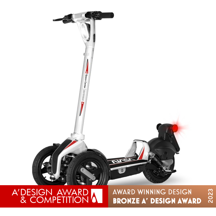 Libra12 Electric Folding Scooter by Linda Pang Bronze Scooter Design Award Winner 2023 