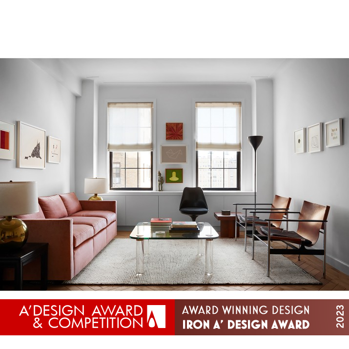 West 76th Street Residential House by Brian Messana Iron Interior Space and Exhibition Design Award Winner 2023 