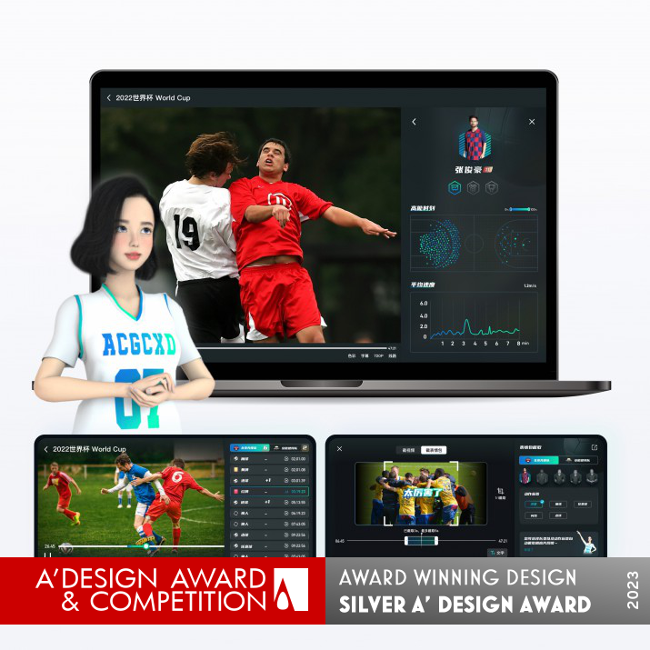 Spectator Assistant Video Application by Baidu AI Cloud Silver Interface, Interaction and User Experience Design Award Winner 2023 