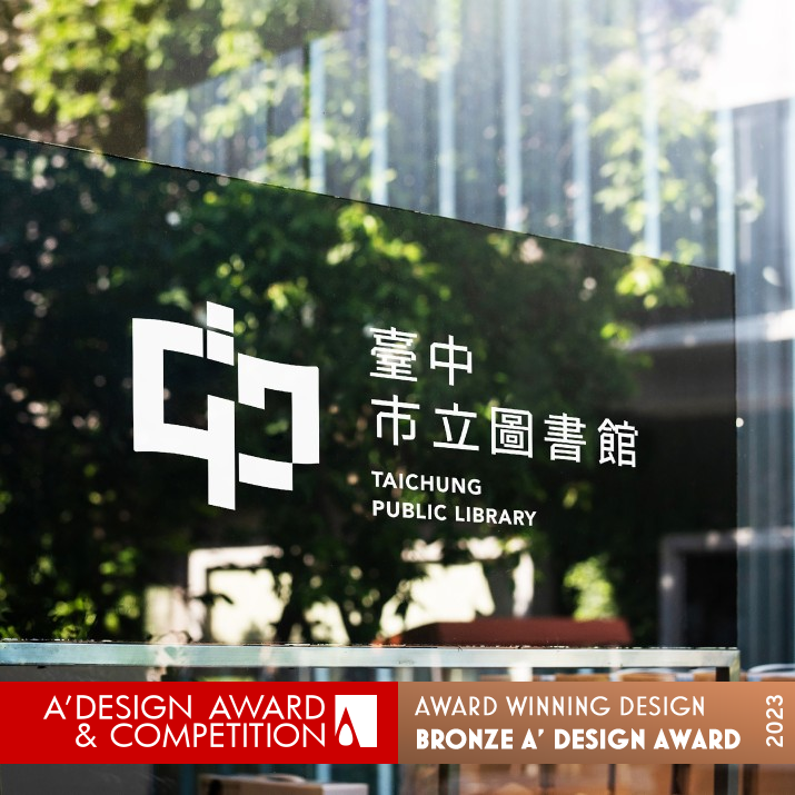 Taichung Public Library Brand Identity by Yichun Lin Bronze Graphics, Illustration and Visual Communication Design Award Winner 2023 