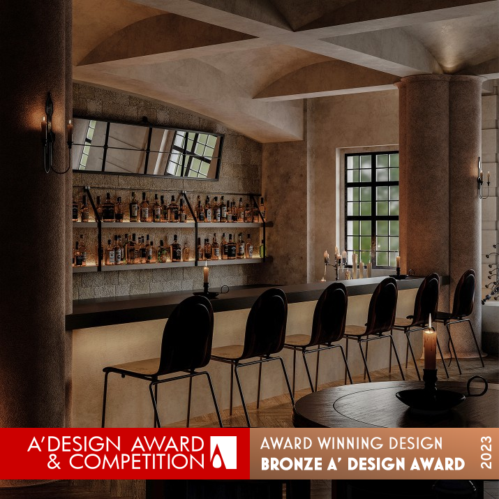 Gin Bar by Yixi Liu Bronze Interior Space and Exhibition Design Award Winner 2023 