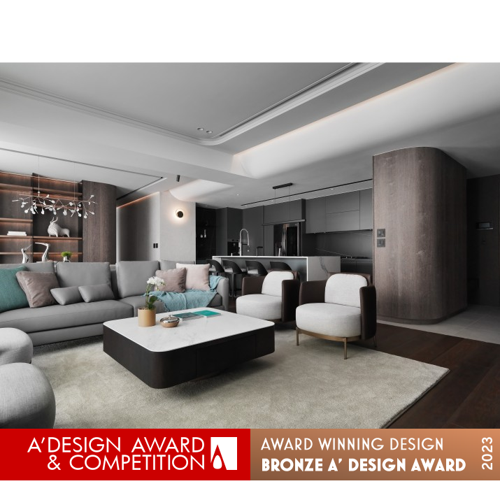 Enjoyment of Life Residential House by Chih Yi Chen Bronze Interior Space and Exhibition Design Award Winner 2023 