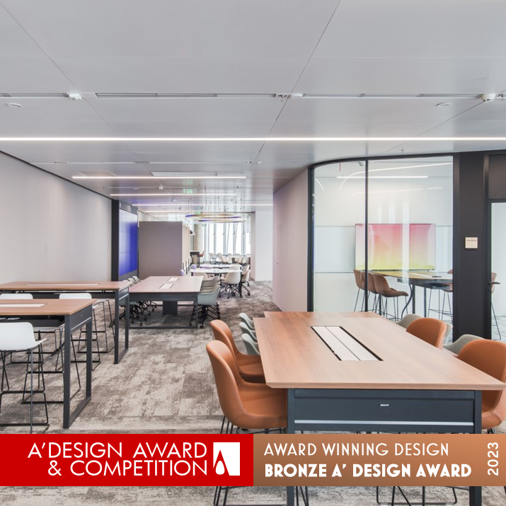 Abeam Shanghai Workplace by Naoki Sawada Bronze Interior Space and Exhibition Design Award Winner 2023 