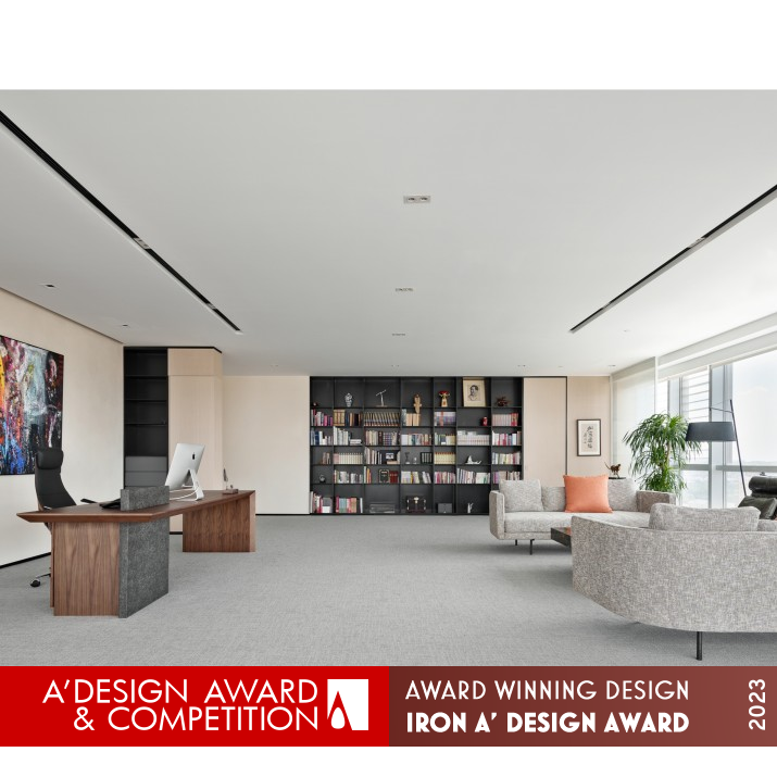 President Office by Liyan Zhang Iron Interior Space and Exhibition Design Award Winner 2023 