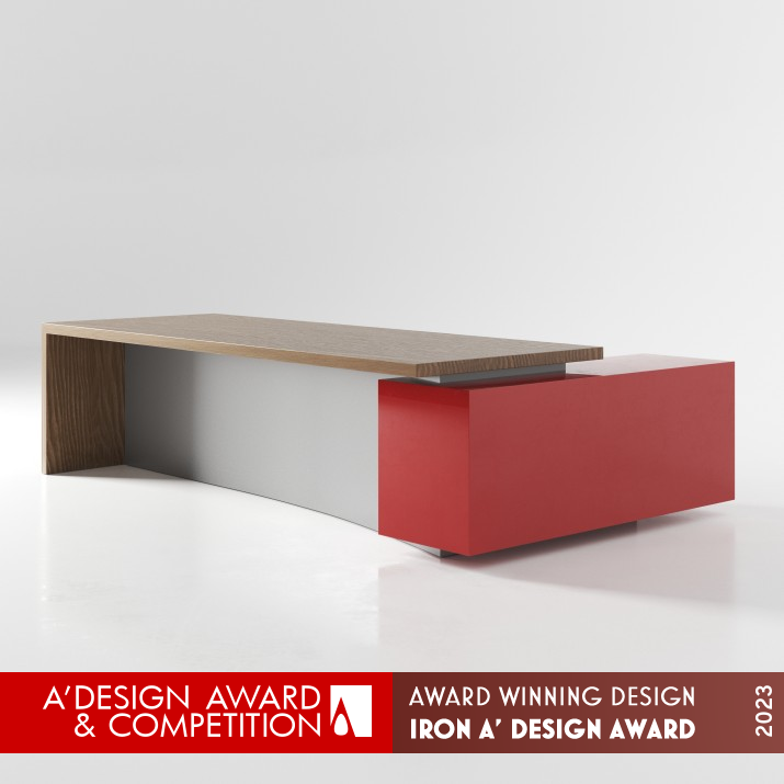 5972 Olton Desk by Fabrizio Constanza Iron Limited Edition and Custom Design Award Winner 2023 