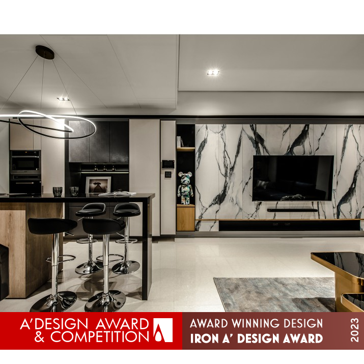 When Black Meets White Residence by Ming Chan Chiang Iron Interior Space and Exhibition Design Award Winner 2023 