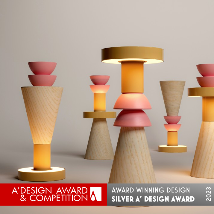 Scacco Matto Portable Lamp by Francesco Cappuccio Silver Lighting Products and Fixtures Design Award Winner 2023 