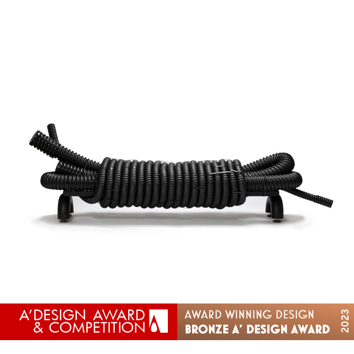 Knotted Bench by Minju Kang Bronze Fine Arts and Art Installation Design Award Winner 2023 