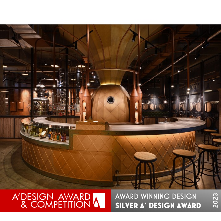 La Pina Distillery Amusement Shop by Shinjiro Heshiki Silver Interior Space and Exhibition Design Award Winner 2023 