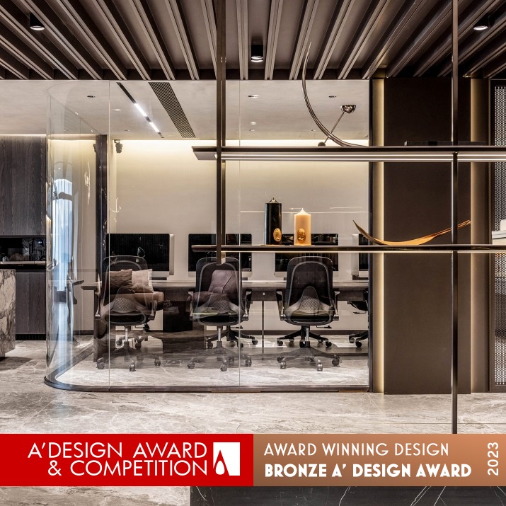 Epic Interior Design Showroom and Office by Steven Sze Bronze Interior Space and Exhibition Design Award Winner 2023 