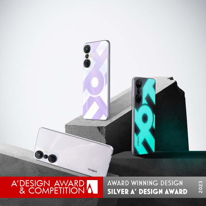 Hot 20S Smartphone by Infinix Hot 20S Design Team Silver Design Quality and Innovation Award Winner 2023 