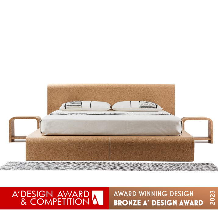 Bisu Bed by Matteo Congiu Bronze Furniture Design Award Winner 2023 