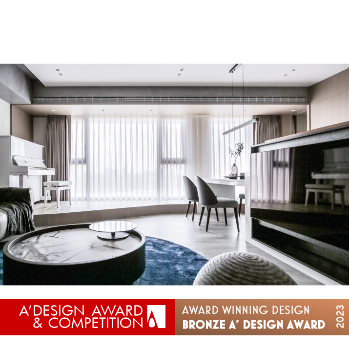 Wave Rhythm Residence by Jing Design Bronze Interior Space and Exhibition Design Award Winner 2023 