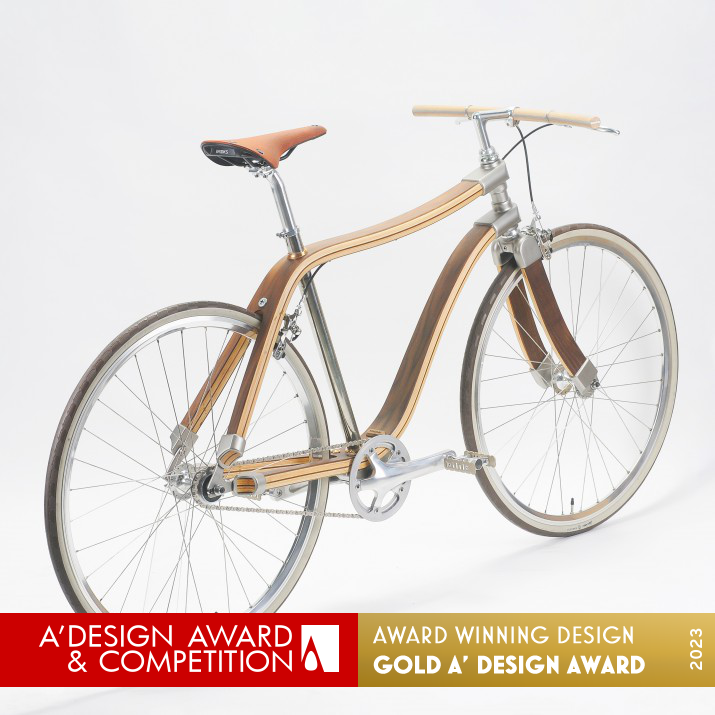 Moccle Wooden Bicycle by Masateru Yasuda Golden Bicycle Design Award Winner 2023 