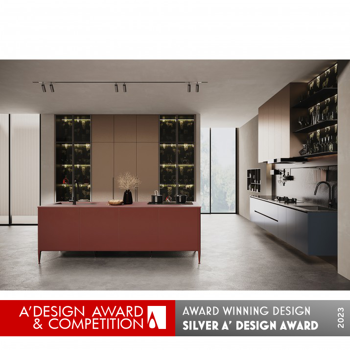 HD Tiger Luxury Cabinet by Yuanhua He, Lulu Yuan and Lini Lin Silver Kitchen Furniture, Equipment and Fixtures Design Award Winner 2023 