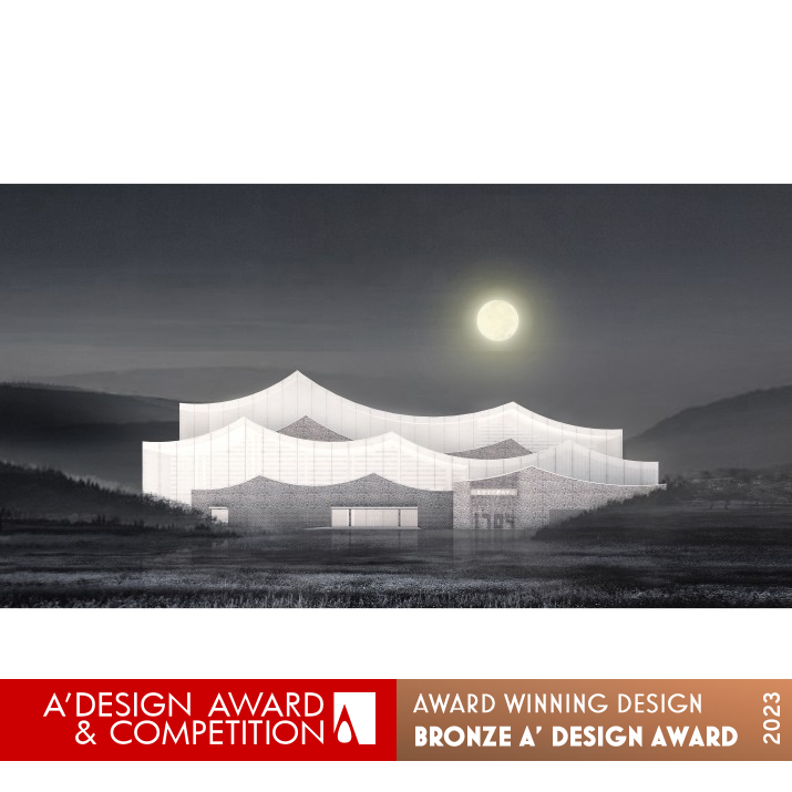 Mountain Waves Cultural Center by Di Mo Bronze Architecture, Building and Structure Design Award Winner 2023 