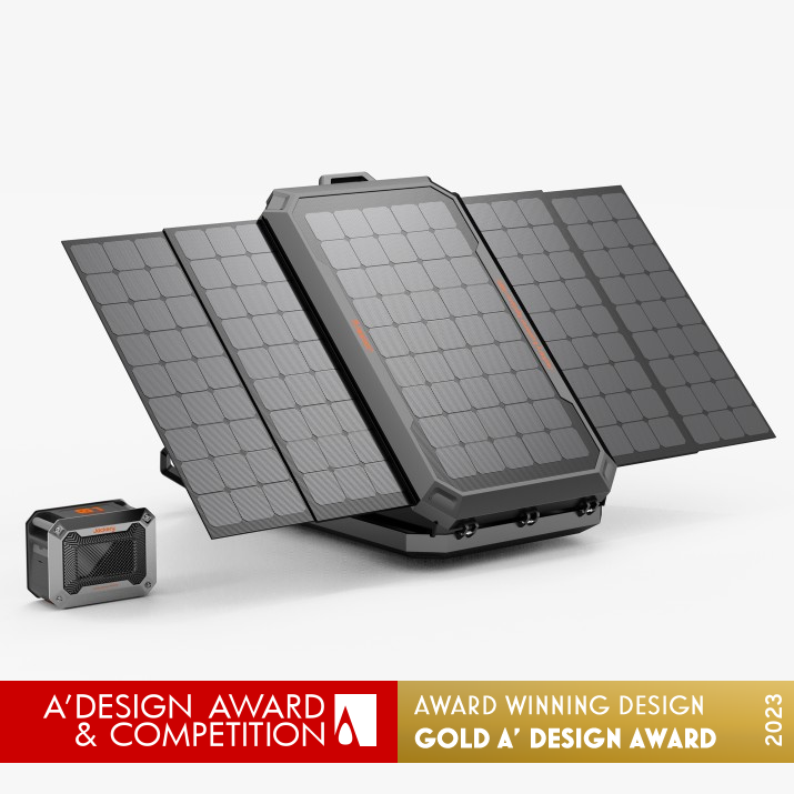 Jackery Explorer Charging System by Wei Bai, Jinghua Liu and Xiaowei Yin Golden Energy Products, Projects and Devices Design Award Winner 2023 