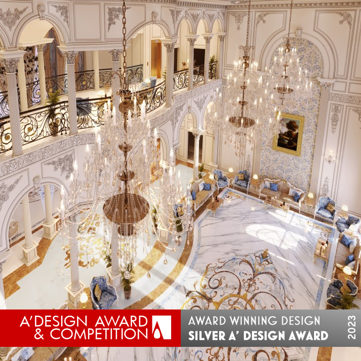 Royal Grandeur Palace Atrium by B5 Design Silver Interior Space and Exhibition Design Award Winner 2023 