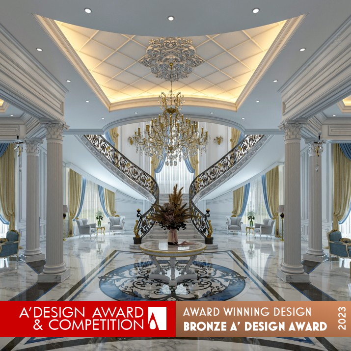 Royal Palace Atrium by B5 Design Bronze Interior Space and Exhibition Design Award Winner 2023 