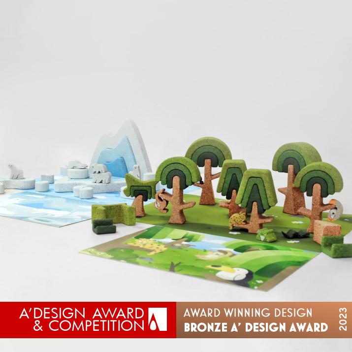 Habitat Educational Toy Brick by Jia Xin, Wei Chi and Yu Chieh Bronze Toys, Games and Hobby Products Design Award Winner 2023 