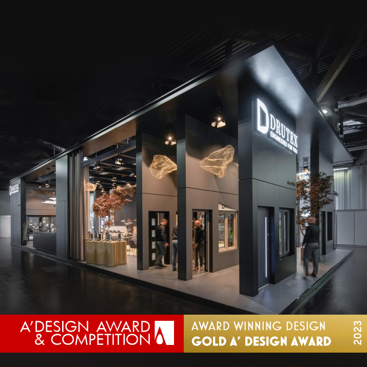 Elegance and Modernity Exhibition Stand by Smart Design Expo - Joanna Dittmar Golden Trade Show Architecture, Interiors, and Exhibit Design Award Winner 2023 